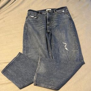 Loft high waisted 90s jeans in indigo wash